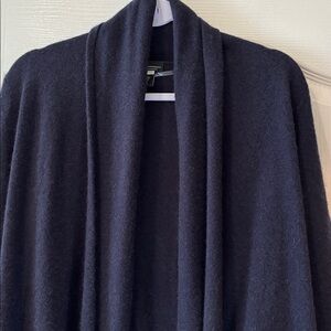 Bloomingdale's Cashmere Cardigan in Dark Blue